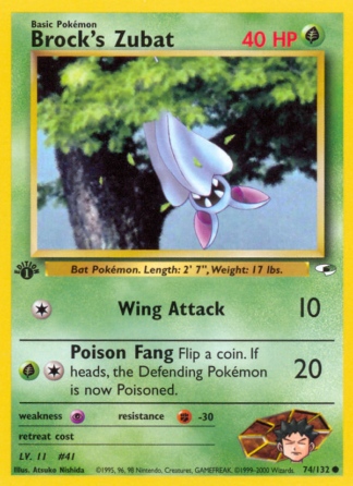 Brock's Zubat 74 / 132