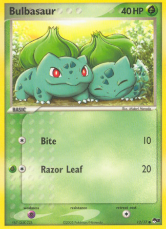 Bulbasaur 12 / 17