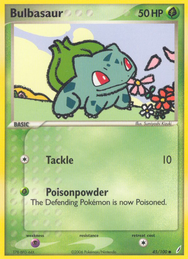 Bulbasaur 45 / 100
