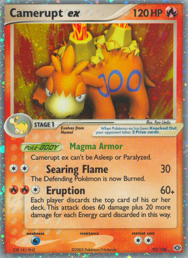Camerupt ex 92 / 106