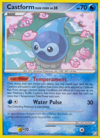 Castform Rain Form 49 / 146