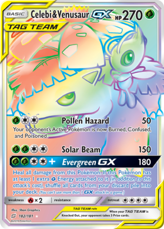 Celebi & Venusaur-GX 182 / 181