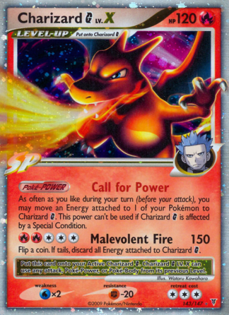 Charizard G LV.X 143 / 147