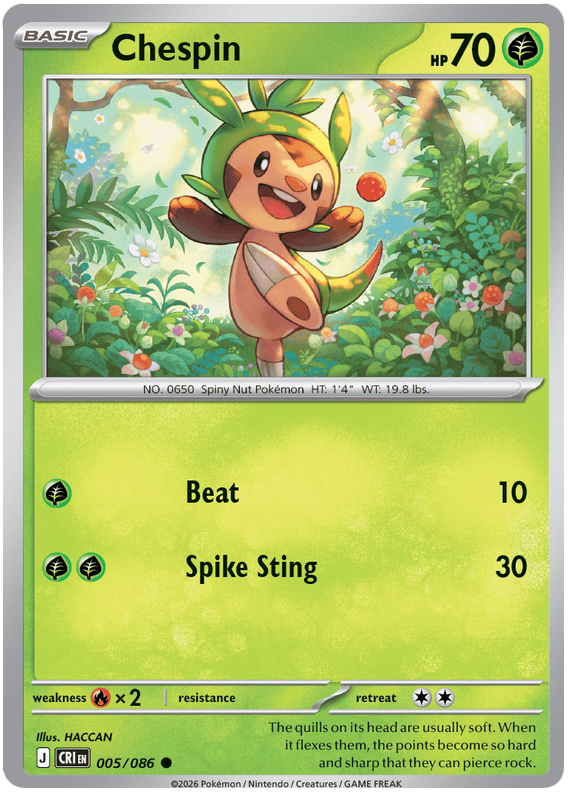 Chespin 5 / 86