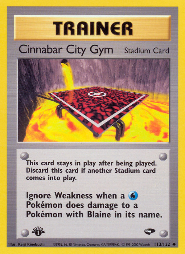 Cinnabar City Gym 113 / 132