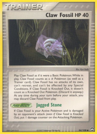Claw Fossil 84 / 108