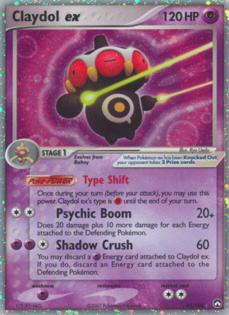 Claydol ex 93 / 108
