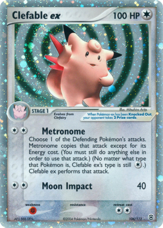 Clefable ex 106 / 112