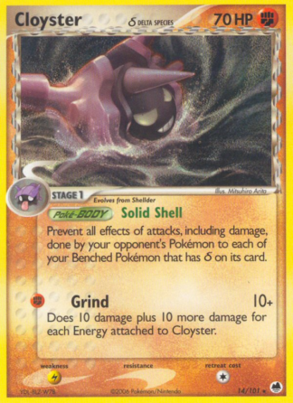 Cloyster δ 14 / 101