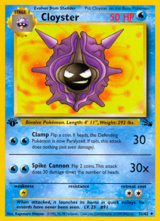 Cloyster 32 / 62