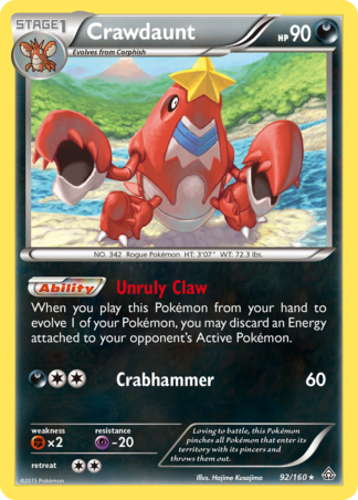 Crawdaunt 92 / 160