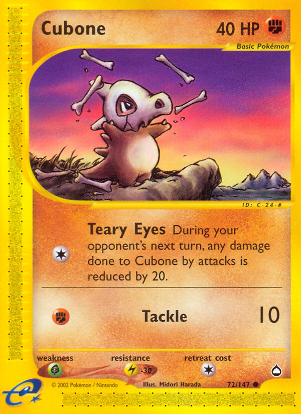 Cubone 72 / 147