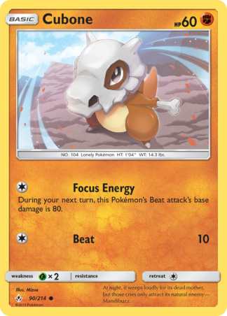 Cubone 90 / 214
