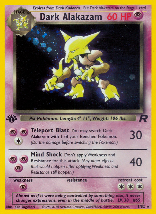 Dark Alakazam 1 / 82