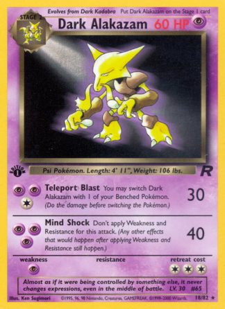 Dark Alakazam 18 / 82