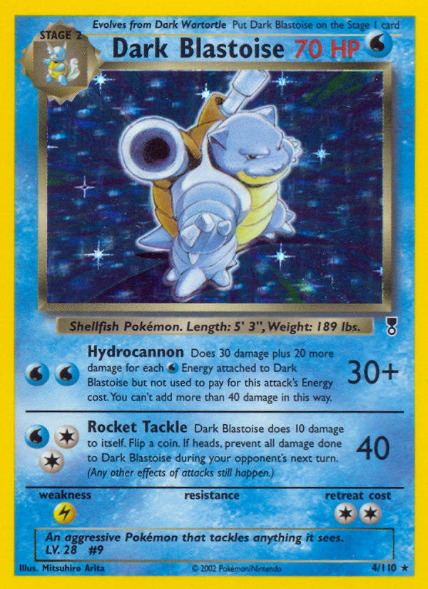 Dark Blastoise 4 / 110