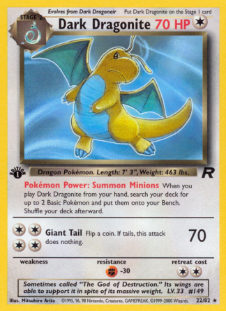 Dark Dragonite 22 / 82