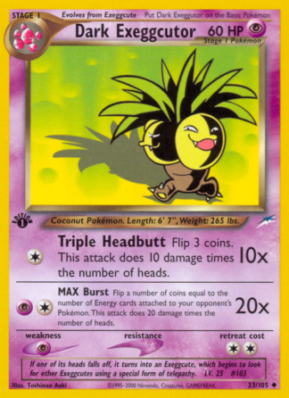 Dark Exeggutor 33 / 105