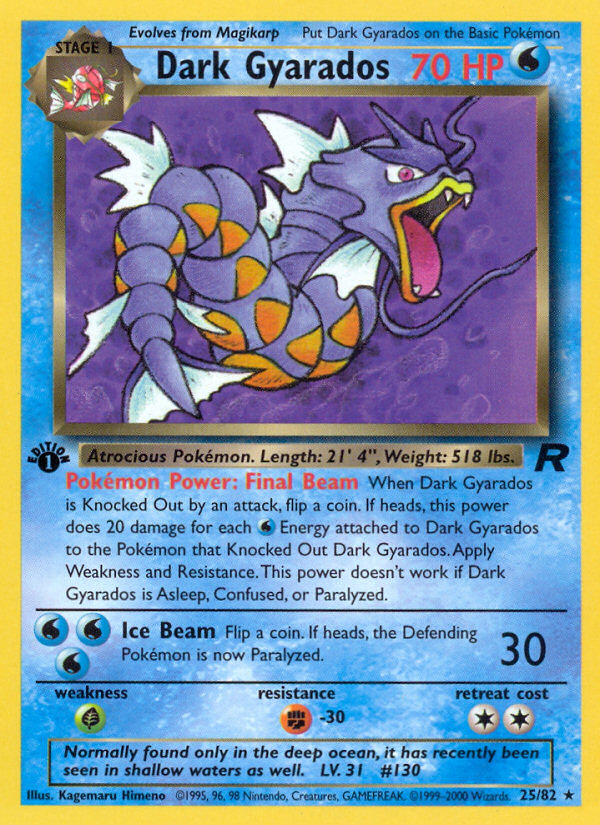 Dark Gyarados 25 / 82