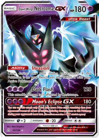 Dawn Wings Necrozma-GX 63 / 156