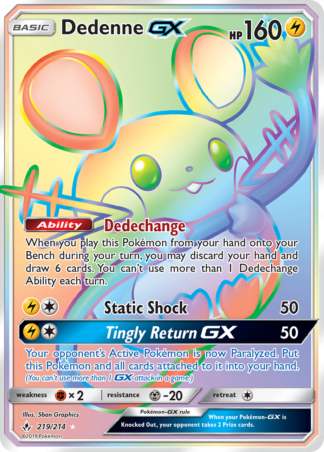 Dedenne-GX 219 / 214