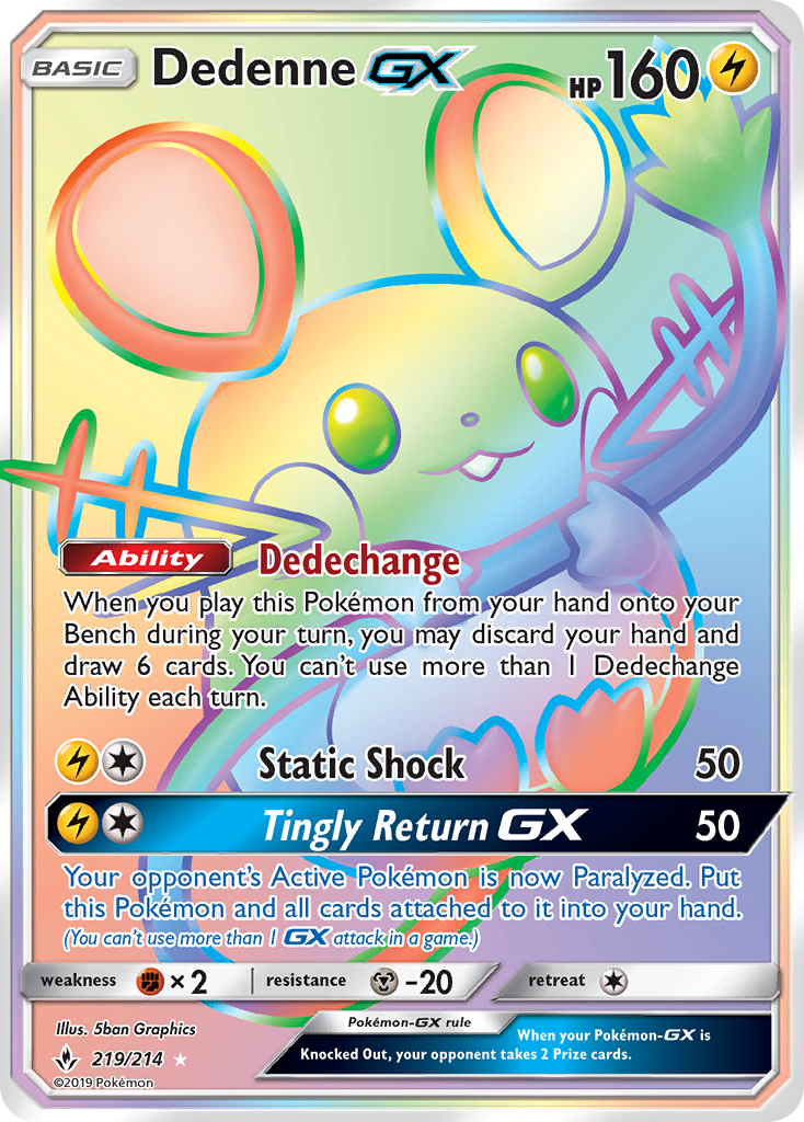 Dedenne-GX 219 / 214