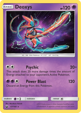 Deoxys 67 / 168