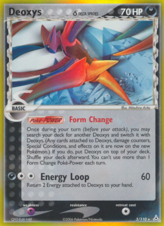 Deoxys δ 3 / 110