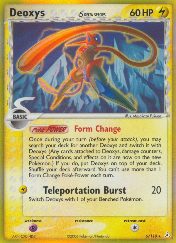 Deoxys δ 6 / 110
