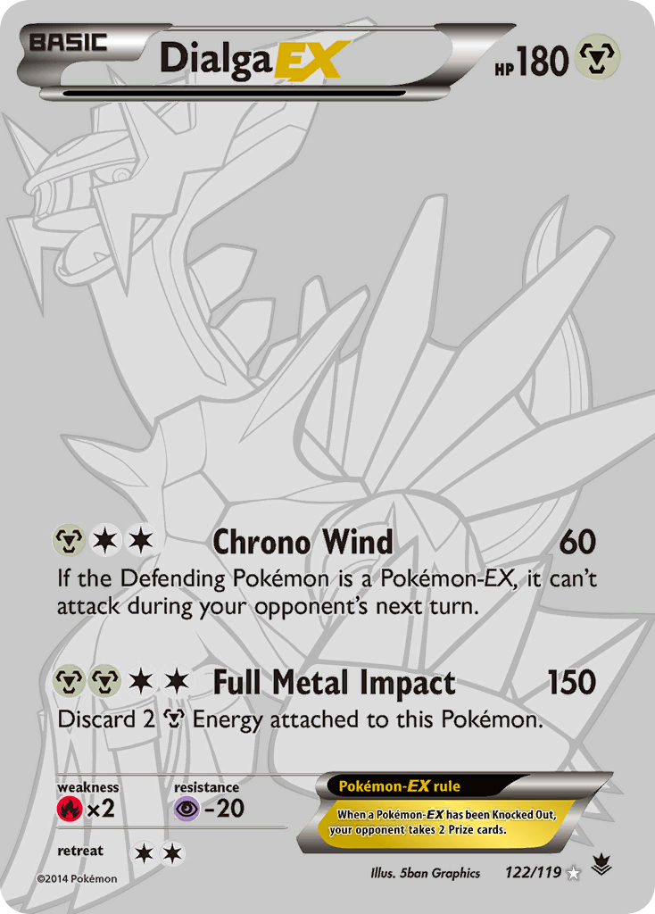 Dialga-EX 122 / 119