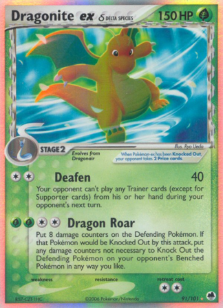 Dragonite ex δ 91 / 101