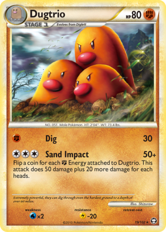 Dugtrio 19 / 102