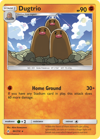 Dugtrio 86 / 214