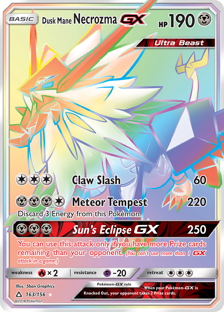 Dusk Mane Necrozma-GX 163 / 156