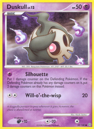 Duskull 59 / 100