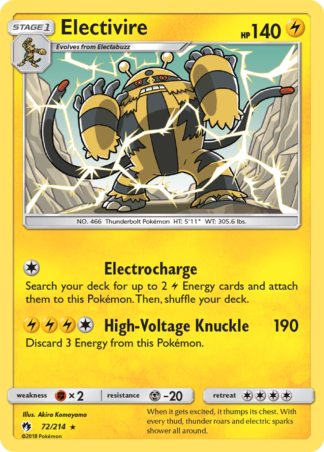 Electivire 72 / 214