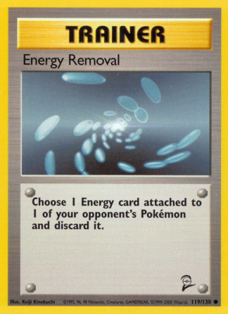Energy Removal 119 / 130