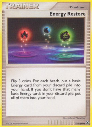 Energy Restore 81 / 100