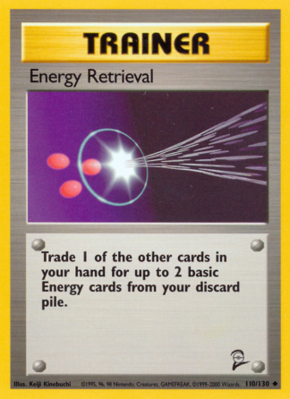 Energy Retrieval 110 / 130