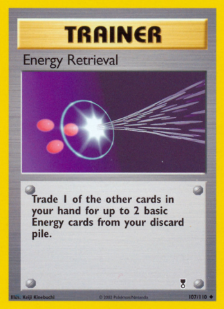 Energy Retrieval 107 / 110