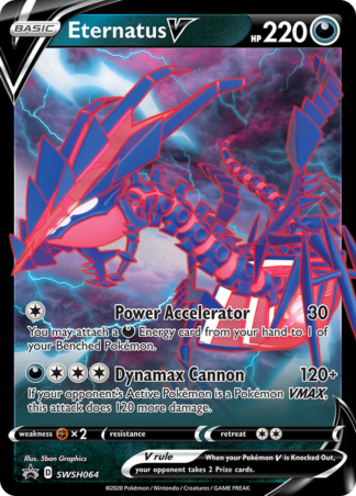 Eternatus V SWSH064 / 307