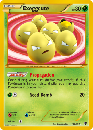 Exeggcute 102 / 101