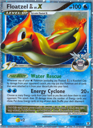 Floatzel GL LV.X 104 / 111