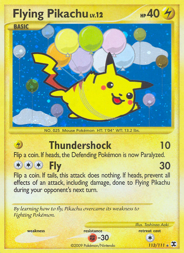 Flying Pikachu 113 / 111