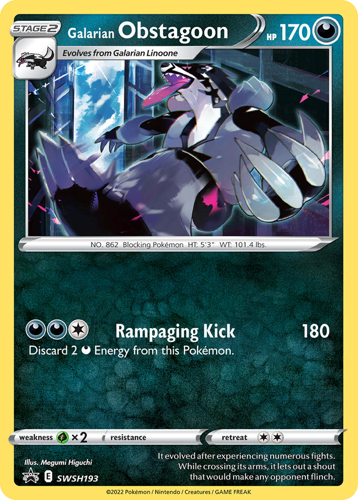 Galarian Obstagoon SWSH193 / 307