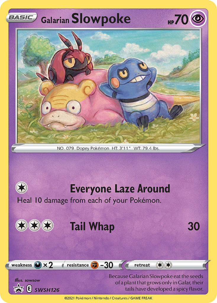 Galarian Slowpoke SWSH126 / 307