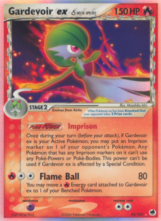 Gardevoir ex δ 93 / 101