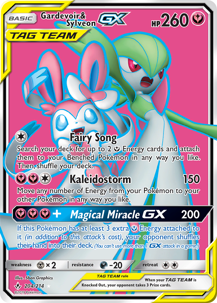 Gardevoir & Sylveon-GX 204 / 214