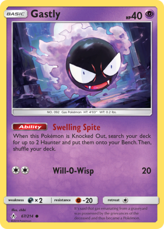 Gastly 67 / 214