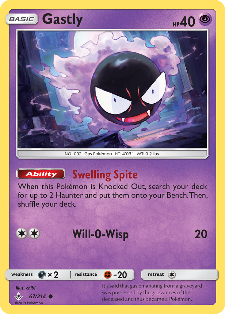 Gastly 67 / 214